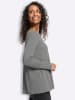 Heine Langarm-Shirt in anthrazit-meliert