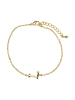 Luxenter bracelet with 18-K yellow gold finish - Alphabet