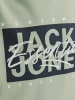 JACK & JONES Junior Kapuzenpullover in Iceberg Green