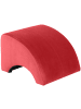 58 aufm Kessel POLSTERHOCKER Kajsa Samtvelours rot