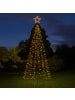 MARELIDA LED Lichterbaum mit Sternspitze funkelnde bernstein LED H: 2m