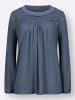 Sieh an! Langarm-Shirt in rauchblau