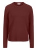 Hessnatur Strick Pullover in mahagoni