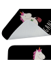 Mr. & Mrs. Panda Badematte Einhorn Vegan mit Spruch in Schwarz