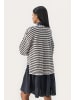 PART TWO Strickpullover NahniPW Gerade Passform in Navy Natural Stripe