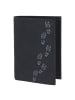 oxmox New Cryptan Geldbörse RFID Schutz 13 cm schwarz-footsteps grey