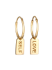 Elli Ohrringe 925 Sterling Silber in Gold