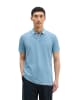 Marc O'Polo Poloshirt Piqué shaped  garment-dyed in Blue Dawn