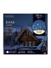LUMINEO Lichtervorhang ICICLE TWINKLE 259 LED 11 m, schwarzes Kabel in warm weiß