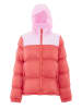 myMo Damen Wattierte Steppjacke in Sommerrot Süßes Pink