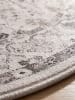 KADIMA DESIGN Teppich Kurzflor VERNANTE waschbar Rankenmuster Esszimmer Diele in Creme