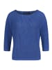Betty Barclay Basic-Strickpullover mit Rippenstruktur in Adria Blue