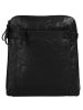 SPIKES & SPARROW Rucksack echt Leder in schwarz