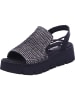 rieker Keilsandalette in schwarz