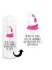 Mr. & Mrs. Panda Weihnachtskerze Einhorn Ballerina mit Spruch in Weiß