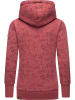 ragwear Hoodie Gripy Flowery in Raspberry