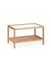 relaxdays Beistelltisch in Natur - (B)60 x (H)35 x (T)40 cm