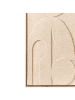 Beliani Wandbild mit Rahmen COLERAINE in Beige - (W) 73 x (H) 103 x (L) 4 cm