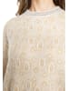 usha FESTIVAL Damen Strick Pullover in Beige Mehrfarbig