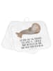 Mr. & Mrs. Panda Topflappen Robbe Lachen mit Spruch in Weiß