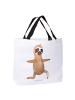 Mr. & Mrs. Panda Reisetasche Faultier Yoga ohne Spruch in Weiß