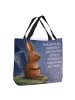 Mr. & Mrs. Panda Tote Bag Fledermaus Sitzen Design mit Spruch in Weiß