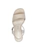 Tamaris Plateau Sandaletten in Beige