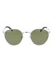 Serengeti Unisex Sonnenbrille Rund Silber