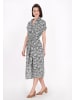 Usha Women Dress in black white