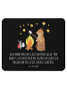 Mr. & Mrs. Panda Mauspad Bär & Marienkäfer Lagerfeuer mit Spruch in Schwarz