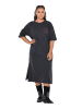 Studio Untold Midikleid in anthrazit melange
