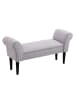 HOMCOM Sitzbank-L102 x B36x H51 cm-Grau