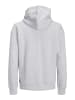 Jack & Jones Kapuzenpullover in Light Grey Melange