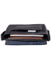 Leonhard Heyden Den Haag Messenger Leder 37 cm Laptopfach grau