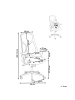 Beliani Bürostuhl NUVINER in Grün/Silber/Grau - (W) 60 x (H) 109 x (L) 60 cm