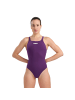 Arena Team Pro Solid Trainingsbadeanzug in Plum