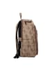 Guess Berta Business-Rucksack Leder 42 cm in latte logo-brown