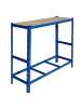 relaxdays Reifenregal in Blau - (B)120 x (H)110 x (T)40 cm