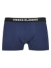 Urban Classics Boxershorts in darkblue+navy+black