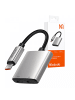 Mcdodo Mcdodo 2 in 1 Audio-Adapter USB-C auf 2x USB-C Laden und in Silber
