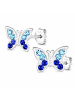 schmuck23 Silber Ohrringe 925 Schmetterling 0,7 cm x 0,8 cm