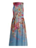 Vera Mont Cocktailkleid mit Blumenprint in Blue/Rosé
