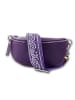 Florence Leder Gürteltasche Florence Tasche lila/violett ca. 25cm