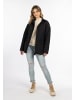 DreiMaster Vintage Damen Baumwolljacke Mit Leichter Wattierung in Schwarz