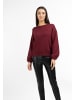 faina Damen Pullover in Dunkelkirschrot