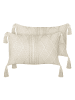 Beliani 2er-Set Dekokissen CAESIA in Beige