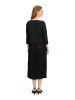 Betty Barclay Jerseykleid mit Plissee in Schwarz