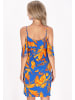 IZIA Women Top in blue yellow