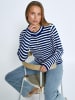 Peppercorn Strickjacke in Navy Peony Stripe