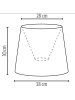 Licht-Erlebnisse Lampenschirm in Ecru